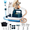 2.5LPet Grooming Vacuum, 6 in 1 Dryer & Dog Grooming Vacuum with Ceramic Blades Clipper Tools for Dogs Cats