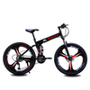 26 Inch MACCE 21/24 Speed Folding Mountain Bike Disc Brake High Carbon Steel Frame Bicycle Light Weight MTB Gear Cycle