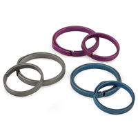 26/33mm TC4 Titanium EDC Keychain Ring Camping Hiking Hanging Ring Tool