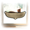 26kg Pet Cat Bed House Window-Mounted Hanging Shelf Cat Perch Seat Warm Sleeping Window Hanging Hammock