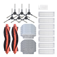26pcs Replacements for XIAOMI MIJIA STYJ02YM Vacuum Cleaner Parts Accessories 6*Side Brushes 7*Filters 5*Wet Rags 5* Wet