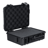 280x210x96mm ABS Waterproof Storage Box Compartment Portable Hiking Travel Tool Carrying Case