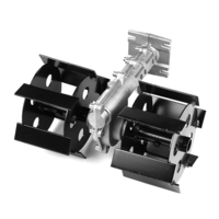 28mm Lawn Mower Working Weeding Head Raking Wheel For Nursery Orchard Weeds Lawnmower