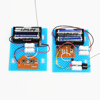 2PCS Small Hammer DIY Toy Model Wireless Telegraph Transmitter Receiver Module Educational Kit