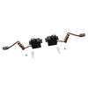 2pcs SonicModell Binary 1200mm Twin Motor FPV Airplane RC Airplane Spare Part 9g Metal Gear Servo