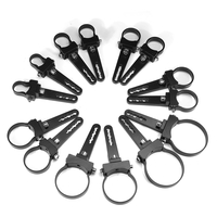 2PCS Tube Bull Roll Bars Mount Brackets Clamps Aluminium Alloy 1-3Inch For Car Off Road LED Light Bar
