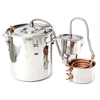 30L Alcohol Water distiller Moonshine still Stainless Boiler With Thumper Keg