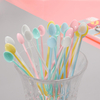 30Pcs/Set Plastic Mini Coffee Stirrer Spoon For DIY Slime Handmade Art Project Tools Drinking Tableware Toys