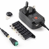 30W 3-12V 8*DC Port Laptop Charger EU US UK Plug For Laptop