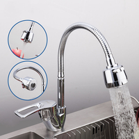 360 Rotate Kitchen Faucet Extender Water Saving Nozzle Faucet Connector Flexible Turbo Sink Jet Adjustable