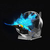3D Fan Hologram Projector Remote Display Support Images and Video for Placing on Desks,  Restaurants,  Homes,  Etc. to Incr