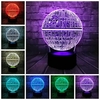 3D LED Table Lamp Death Star Colorful Ball Bulb Atmosphere Decoration Night Lights Novelties Toys for Gifts