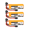 3PCS CNHL MINISTAR HV 11.4V 550mAh 70C 3S LiPo Battery With XT30U Plug forFPV Racing Drone