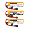 3PCS CNHL MINISTAR HV 7.6V 550mAh 70C 2S LiPo Battery With XT30U Plug forFPV Racing Drone