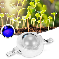 3W High Power Integration Plant Growth Light Blue LED Chip Beads 3.2V-3.4V