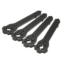 4 PCS Eachine Wizard X220S FPV Racer RC Drone Spare Part 4mm Frame Arm Carbon Fiber