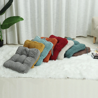 45*45CM Snow Fleece Chair Cushion Plush Tatami Floor Cushion Soft Square Plush Chair Cushion