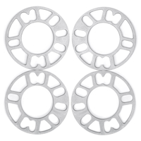 4pcs 3mm 5mm Universal Alloy Wheel Spacers Shims Set Kit For 4 and 5 Stud