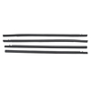 4pcs Car Weatherstrip Window Moulding Trim Door Seal Belt For Honda Civic 16-19