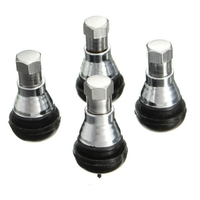 4pcs TR412 Rubber Wheel Tyre Valve Stem Dust Cap Cover Universal