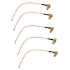 5 PCS 90 Degree SMA Female to IPEX UFL. IPX Adapter L TypeRight Angle Extension Cable 15CM for RC Racing Drone FPV Tra