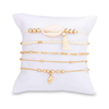 5 Pcs Bohemian Multilayer Gold Bracelet Set