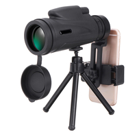 50x60 Magnification HD BAK4 Roof Prism 1500M/9500M Portable Monocular Telescope+Tripod+Phone Clip