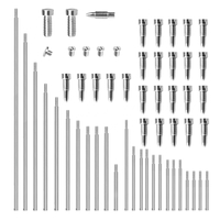 57Pcs/Set Soprano Repair Part Set Screw Parts + Saxophone Springs Woodwind Instruments Professional Luthier Tool Parts