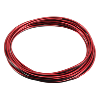 5M Car Interior Moulding Auto Decorative Red Chrome Shiny Strip Universal