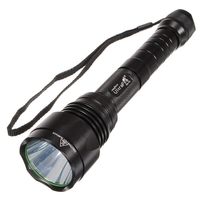 5Modes 1000Lumen T6 USB Rechargeable LED Flashlight Long Range Torch 18650 Storage Light Tactical Flashlight