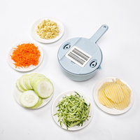 (6 In) Multifunctional Manual Vegetable Fruit Potato Cutting Cutter Disc Processor Chopper Machine Kitchen Slicer Tools
