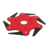 6 Steel Blades Razors 65Mn Lawnmower Grass Eater Trimmer Head Brush Cutter Tools