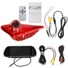 7 Inch Car Reversing Monitor Mirror with Rearview Camera Night Vision 170 Degree Viewing Angle For Renault Master 2010-U