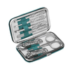 7PCS/Set Manicure Pedicure Tool Nail Clipper Cutters Cuticle Clippers Grooming Case Kit