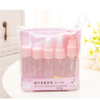 7pcs/Set Travel Mini Makeup Cosmetic Face Cream Pot Bottles Plastic Transparent Empty Eyeshadow Make Up Container Bottle