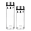 800/1000ML Glass Juice Water Bottle Double Walled Tea Infuser Mug With Travel Sleeve Water Bottles