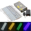 80PCS 5 Colors SMD5050 LED Module Store Strip Light Front Window Lamp + Power Supply + Remote DC12V