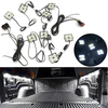 8pcs DC12V Waterproof 5630 SMD Pure White Truck Bed Work Box LED Module Strip Lighting Kit