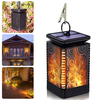 96 LED Waterproof Flickering Flame Lamp Solar Torch Light Yard Garden Lanterns