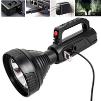 A08 Long Shoot Strong OSL Spotlight with 18650 Li-ion Battery USB Rechargeable＆Power Display LED Handheld Flashlight Hom