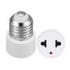 AC220V E27 Base Lamp Holder Bulb Adapter to US Plug 2 Hole Flat Socket 
