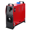 All in One 8KW 12V Car Heating Tool Diesel Air Heater Single Hole Red Remote Control LCD Monitor Parking Warmer For Car