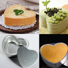 Aluminum Alloy Love Heart Shaped Cake Pan Biscuit Baking Mold 3 Sizes