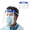 Anti-fog Transparent Plastic Full Face Shield Protective Face Mask Anti-Spitting Splash Facial Cover With Forehead Cushi