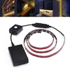ARILUX® Battery Powered 1M SMD2835 Warm White Motion Sensor LED Strip Light for Home Decor DC5V