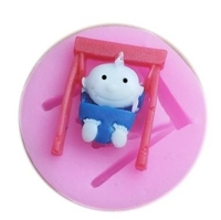 Baby Swing Shape Silicone Molds Handmade Soap Mold Fondant Cake Mould Decoration Sugar Craft Tools Baking Tools
