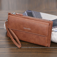 Baellerry Men Business Bag Clutches Bag Long Phone Wallet