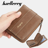 Baellerry Men Faux Leather Wallet Three-fold Card Holder