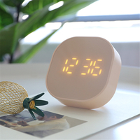 Bakeey Silent LED Digital Display Alarm Clock Magnetic Attraction Smart Alarm Clock With Bracket