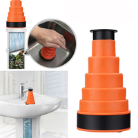 Bathrooom Kitchen Sink High Pressure Drain Sink Plunger Pipe Cleaner Air Power Dredging Tool